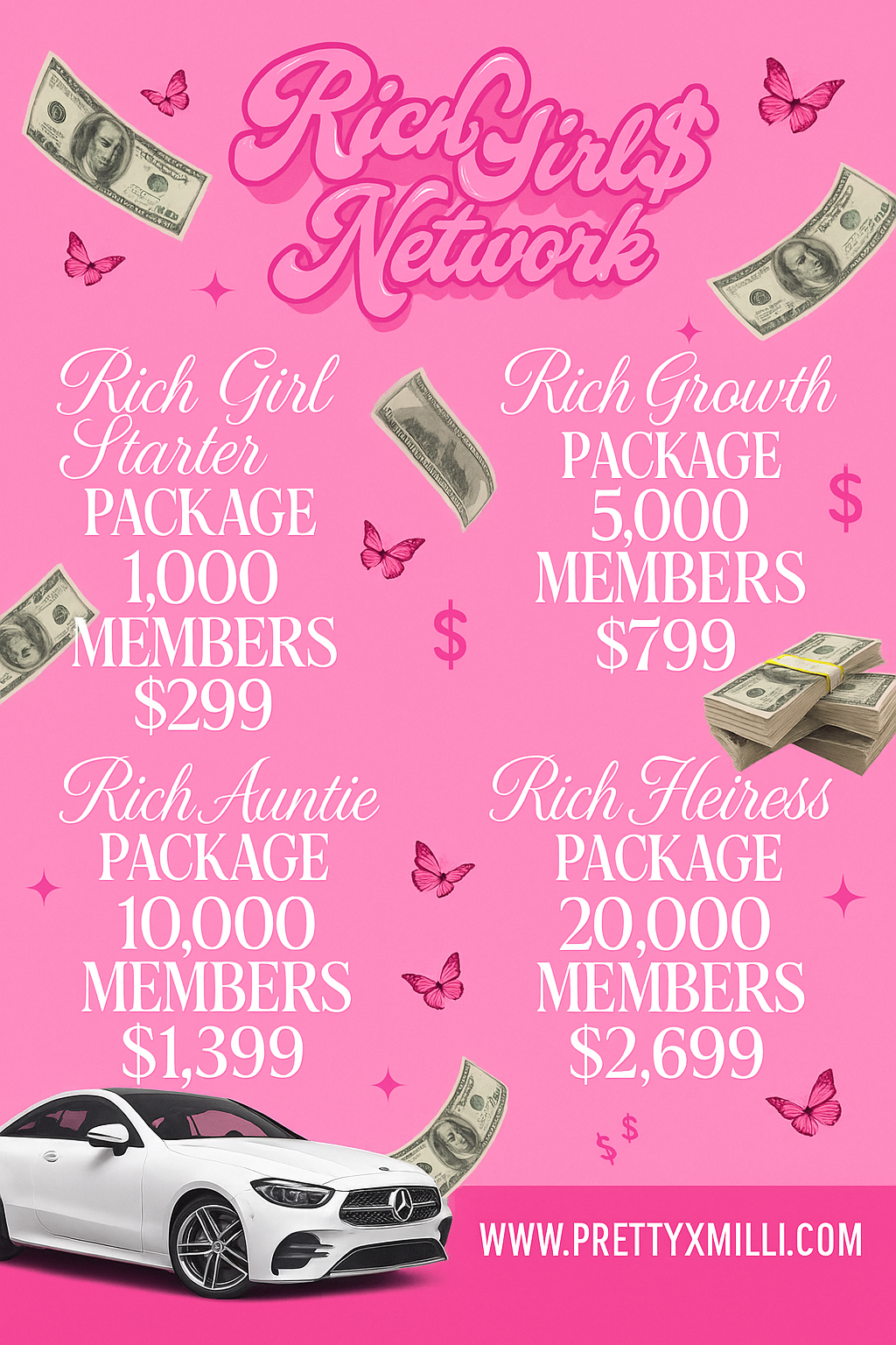 Rich Girl Starter Package: Done for You: Grow your Facebook Business Group - 1,000 Members
