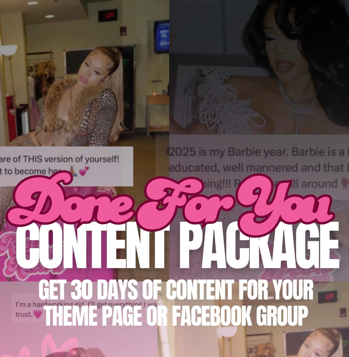 Done For You - Content Package 💕