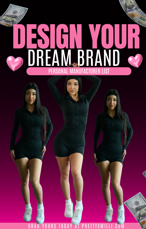 Design Your Dream Brand - Personal Manufacturers List 💕