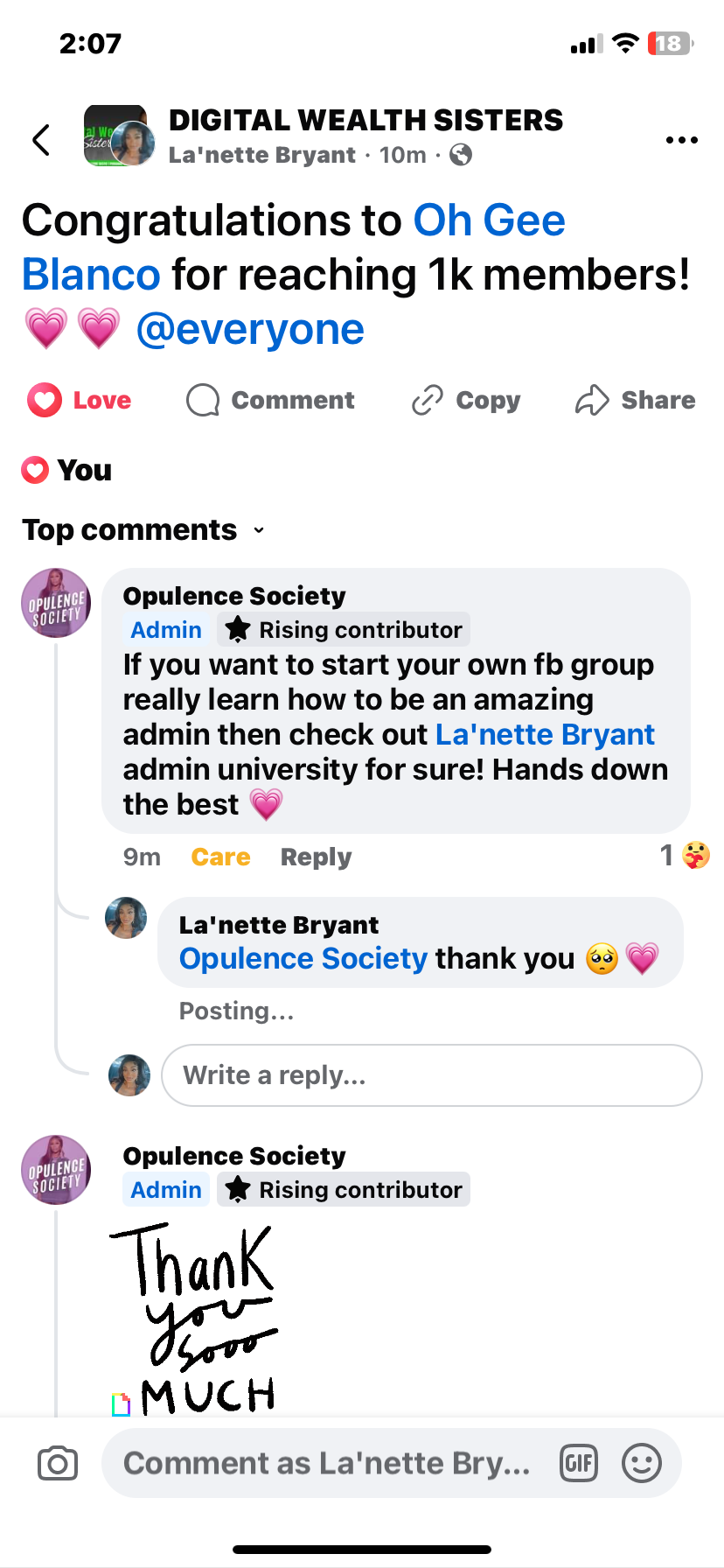Done-For-You Group Growth 12 Months