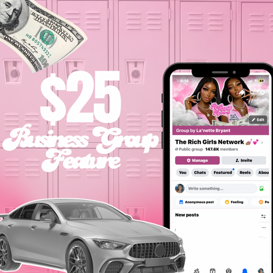 $25 Business Feature – Rich Girl Community Promo