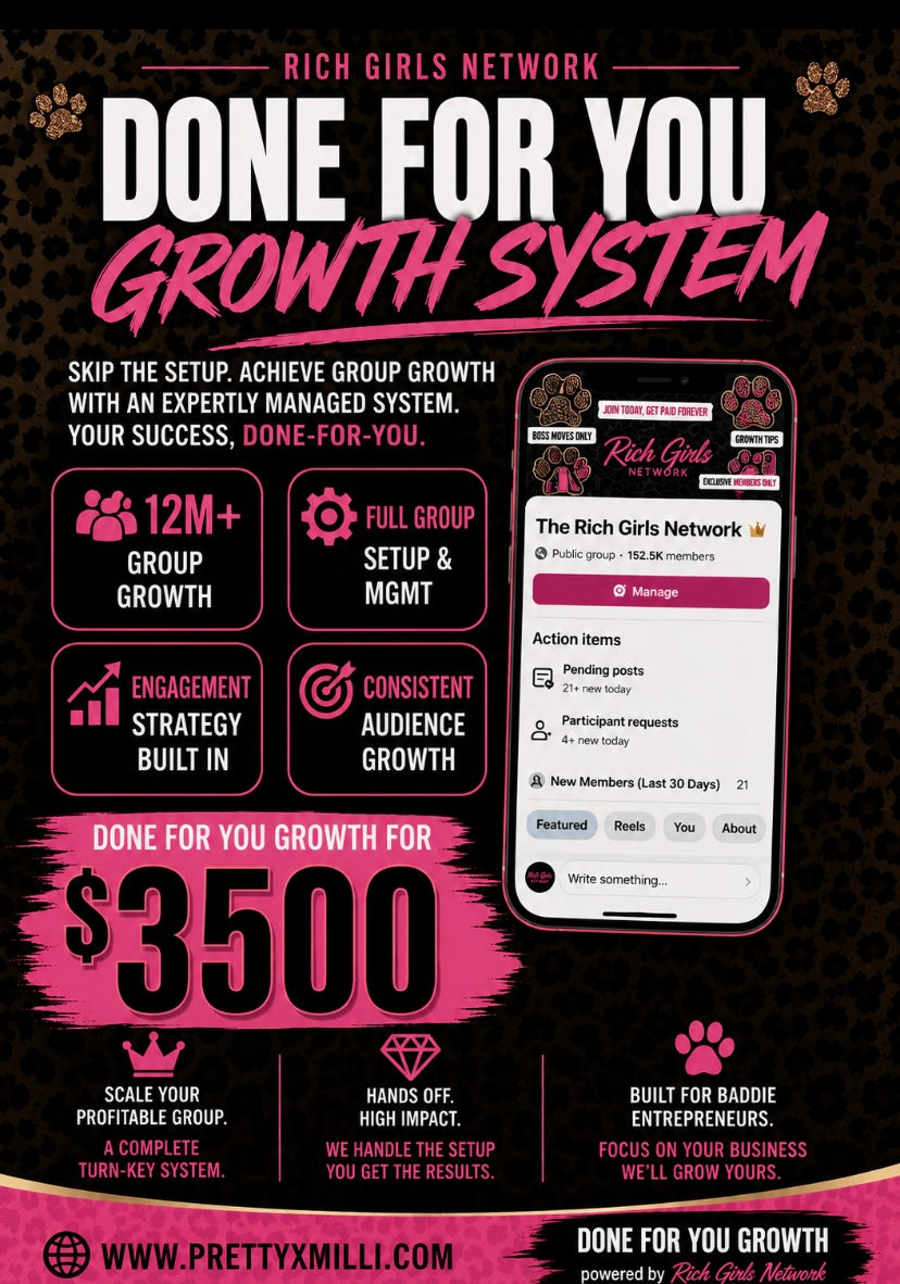 Done-For-You Group Growth 12 Months
