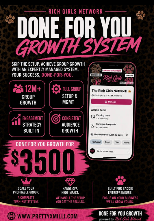 Done-For-You Group Growth 12 Months