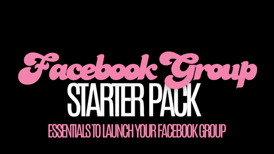 Facebook Group Starter Pack
